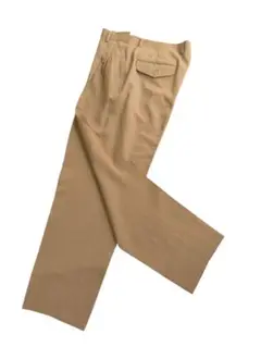 ベージュ スラックス ストレートシルエット ウエスト76cm