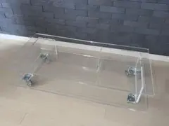 透明アクリルテレビ台 大型