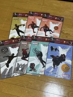 スパイダーマン　一番くじ　ステッカー7枚セット