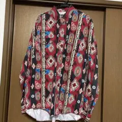 wrangler 80s 総柄シャツ