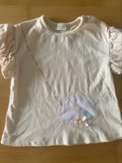 貝がらポシェット柄　Tシャツ