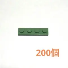 LEGO レゴ パーツ 1×4 灰緑 200個入 ①