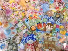 91.海外マステ 装飾 フレークシール PETのみ★