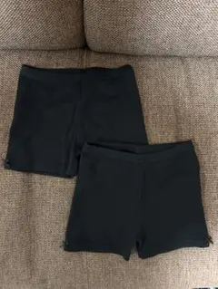 ブラック スパッツ 80-95cm 2枚