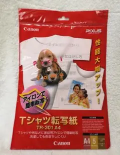 Canon Tシャツ転写紙 TR-301 A4 5枚入り