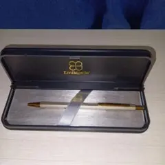 エミリーガレ　Emilegalle' ゴールドシルバー　ボールペン ケース付き