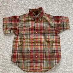 Ralph Lauren ラルフローレン チェック柄 半袖シャツ 100
