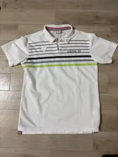 美品　アディゼロ　ポロシャツ　白　メンズM