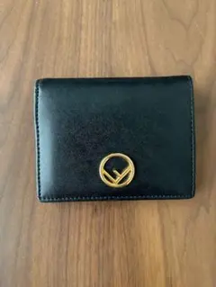【極美品!!】FENDI フェンディ エフイズ 折財布 レザー ブラック