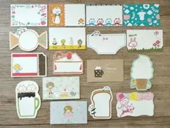(*˙˘˙*)”ꕤ* mizutamaさん １７枚 メッセージカード セット 。