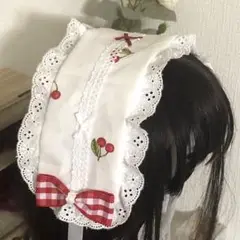 ハンドメイド ヘッドドレス さくらんぼ ロリィタ カントリー
