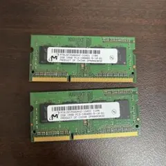 DDR3メモリー 2GBセット