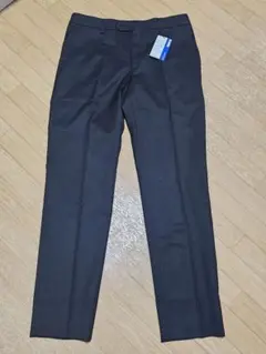 ウエストストレッチ黒スラックス 新品タグ付き