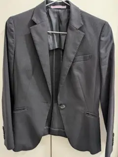 LES MUSS レミュー　ストレッチ ブラック スーツ 　SSサイズ