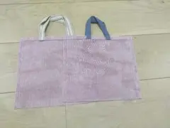 【ハンドメイド】蚊帳袋 2枚セット (炭八 スマート小袋400mL用カバー)
