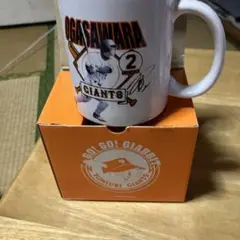 小笠原道大 マグカップ 2 背番号 読売ジャイアンツ