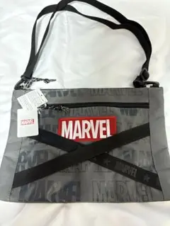 【新品タグ付き】MARVEL マーベル ショルダーバッグ メッシュ ポーチ風