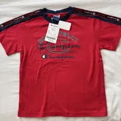 Champion ロゴプリント Tシャツ 130サイズ レッド