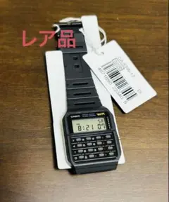 【新品未使用】レアCASIO デジタル腕時計 ブラックCA-53W-1Z 枠なし
