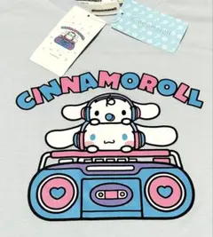 【タグ付き】【シール付き】シナモロール Tシャツ Lサイズ 水色 希少