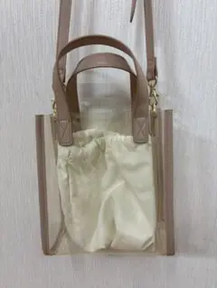 ミニマルデザイン ショルダーバッグ ピンク