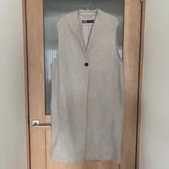 ZARA ザラ　ロング　ジレ　サイズM