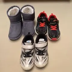 キッズシューズ3点セット　18センチ