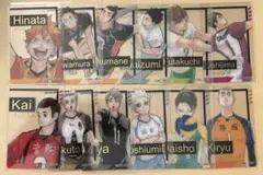 ハイキュー!! 箔押しクリアカードコレクション12枚セット FAN PARK