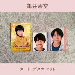 亀井碧空 デタカ セット 関ジュ カード データカード サマバケ Myojo