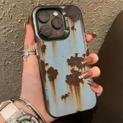 錆びた金属風 iPhone16promaxケース