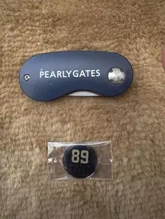 PEARLYGATES パーリーゲイツ　グリーンフォーク　マーカー１個　ネイビー