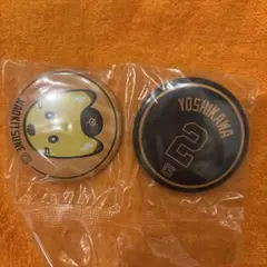 ジャイアンツエニマイくじ　ナオキツネ缶バッチ