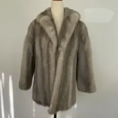 破格!美品 リアルファーコート 高級毛皮 サガミンク 品質保証