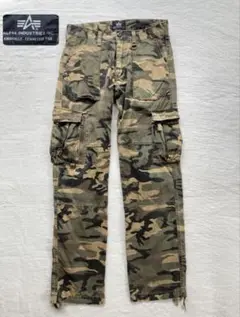 ALPHA INDUSTRIES 迷彩　ミリタリー　カーゴパンツ