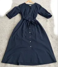 ハニーズ　CLACIER ロングワンピース　Lサイズ　ネイビー