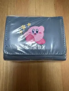 星のカービィ　さがら刺繍 三つ折りウォレット