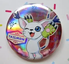 デジモン　テイルモン　缶バッジ　寝起き　アニメイト　Vol.1