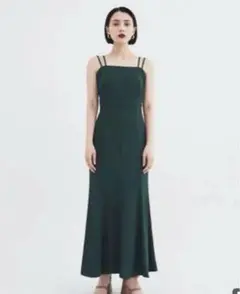sheer sr glass dress ( green )
