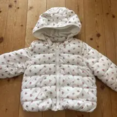専用！花柄　ホワイト　アウター GAP ダウン　くまさん