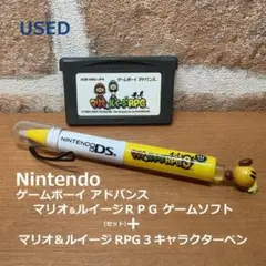 ゲームボーイアドバンス★マリオ&ルイージRPG3 ゲームソフト＋キャラタッチペン