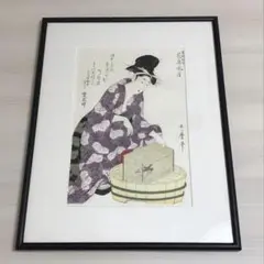 復刻版 「名婦詠歌 花鳥風月 鳥(紫式部)」