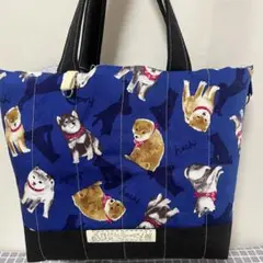 セミオーダーハンドメイドトートバッグ（豆柴）