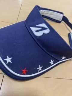 New Balance ネイビー サンバイザー 星刺繍