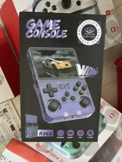 R36S ゲームコンソール 黒
