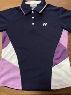 ヨネックス　YONEX シャツ ネイビー/パープル　ベリークール　Ｍサイズ