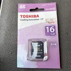 TOSHIBA 16GB SDHCメモリーカード CLASS 4