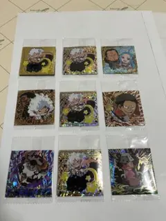 ワンピースキャラクターシール9枚セット