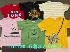 キッズTシャツセット 110-120 6着まとめ売り