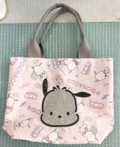 ♡最終価格♡ポチャッコ　キラキラ　トートバッグ　ラインストーン　新品未使用