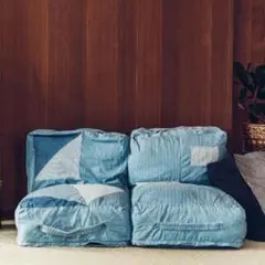 デニムパッチワーククッション